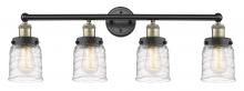 Innovations Lighting 616-4W-BAB-G513 - Bell - 4 Light - 32 inch - Black Antique Brass - Bath Vanity Light