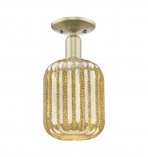 Innovations Lighting 716-1C-AB-G460-7ME - Preston - 1 Light - 6 inch - Antique Brass - Semi-Flush Mount