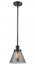  916-1S-BK-G43-LED - Cone - 1 Light - 8 inch - Matte Black - Mini Pendant