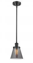  916-1S-BK-G63-LED - Cone - 1 Light - 6 inch - Matte Black - Mini Pendant