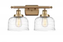  916-2W-BB-G713-LED - Bell - 2 Light - 18 inch - Brushed Brass - Bath Vanity Light