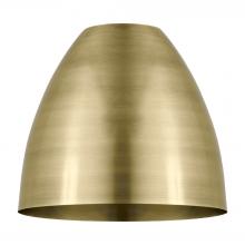  MBD-9-AB - Metal Bristol Light 9 inch Antique Brass Metal Shade