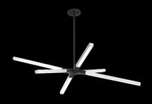 Matteo Lighting C66806MBCH - Asterisk Matte Black + Chrome Pendant