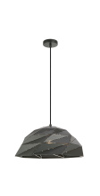 Matteo Lighting C72711DG - Riku Dark Grey Pendant