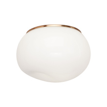 Matteo Lighting M14021AGOP - Gelasin Aged Gold Brass Flush Mounts