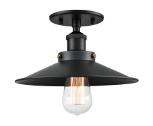 Matteo Lighting X46111BKBK - Bulstrode's Workshop Black Ceiling Mount