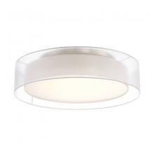  FM-16824-BN - Metropolis Flush Mount Light