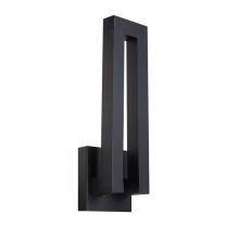 Modern Forms Online WS-W1718-BK - Forq Outdoor Wall Sconce Light