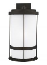  8890901D-71 - Wilburn modern 1-light outdoor exterior Dark Sky compliant extra large wall lantern sconce in antiqu