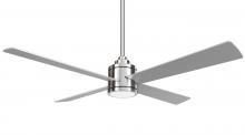  F796L-BN/SL - 54" CEILING FAN W/LIGHT KIT