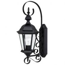  9721BK - 1 Light Outdoor Wall Lantern