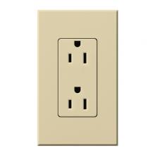  NTR-15-IV - NOVA T RECEPTACLE IVORY