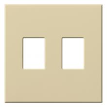  VWP-2-IV - VAREO WALLPLATE 2GNG IVORY