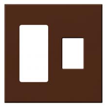  VWP-2RC-SI - VAREO WALLPLATE 2GNG RCPT/CONT SIENNA