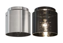  51891 - Single Lamp Flush Mount with Mirrored Glass