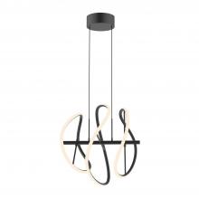  PD96416-BK - Collide 16-in Black LED Pendant