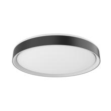  FM43920-BK/WH - Essex 20-in Black/White LED Flush Mount