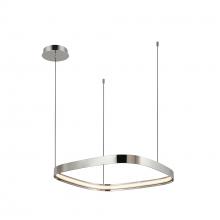  PD78019-PN - Yukon 19-in Polished Nickel LED Pendant