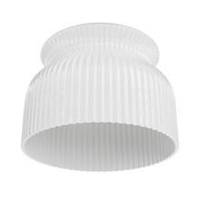  13181 - Hunter Harlowe Luxe Gold with Cased White Glass 1 Light Flush Mount Ceiling Light Fixture