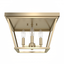  19075 - Hunter Laurel Ridge Alturas Gold 4 Light Medium Flush Mount Ceiling Light Fixture