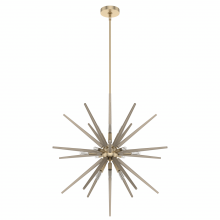  19343 - Hunter Jupiter Star Alturas Gold 18 Light Extra Large Pendant Ceiling Light Fixture