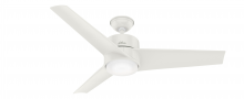  59470 - Hunter 54 inch Havoc Fresh White WeatherMax Indoor / Outdoor Ceiling Fan with LED Light Kit