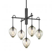  F6206-GRA/BCR - Brixton Chandelier