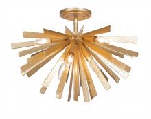  N1906-785 - 6 LIGHT SEMI FLUSH