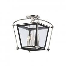  3610-PN - 4 LIGHT SEMI FLUSH