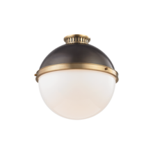  4015-ADB - 1 LIGHT LARGE FLUSH MOUNT