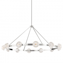  6165-PN - 12 LIGHT CHANDELIER