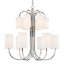  9112-PN - 12 LIGHT CHANDELIER