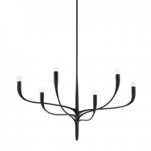  9606-AI - 6 LIGHT CHANDELIER