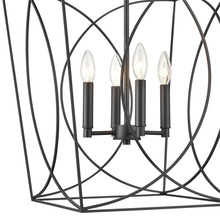  4000-MB - Tracy 4-Light Pendant light Matte Black