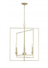  3232-MG - Nellis 4-Light Pendant light Modern Gold