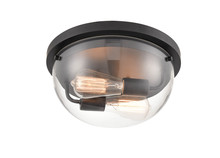  9712-MB - Ashford 2-Light Flushmount Ceiling Light Matte Black