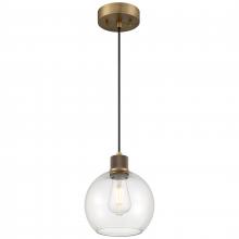  63142LEDDLP-ABB/CLR - Burgundy LED Pendant