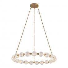  CH321041NB-UNV-010 - Marni 41-in Natural Brass LED Chandelier