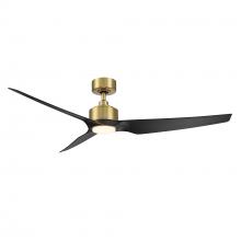  F-056L-SB/MB - Stella Soft Brass/Matte Black WITH LUMINAIRE