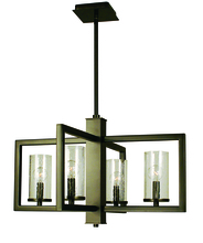  1155 BN - 4-Light Brushed Nickel Theorem Dining Chandelier