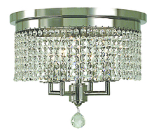  2273 PS - 4-Light Polished Silver Princessa Flush / Semi-Flush Mount