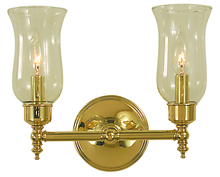  2502 AB - 2-Light Antique Brass Sheraton Sconce