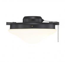  M2027MBK - 2-Light Fan Light Kit in Matte Black