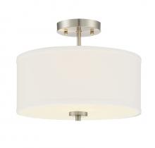  M60008BN - 2-Light Ceiling Light in Brushed Nickel