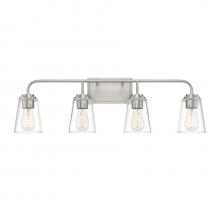  M80045BN - 4-Light Bathroom Vanity Light in Brushed Nickel