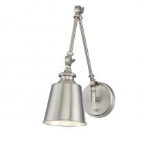  M90089BN - 1-Light Adjustable Wall Sconce in Brushed Nickel (Set of 2)