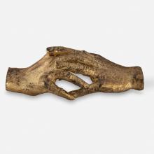  20121 - Uttermost Hold My Hand Gold Sculpture