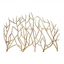  18796 - Gold Branches Decorative Fireplace Screen