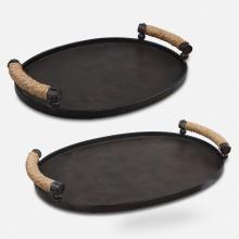  18073 - Viggo Bronze Trays, Set/2