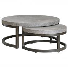  25882 - Uttermost Aiyara Gray Nesting Tables, S/2